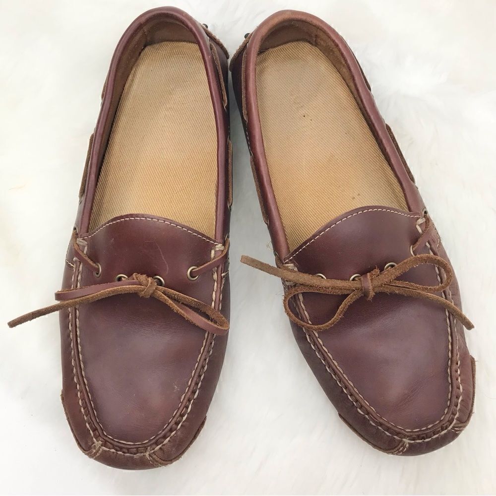 Cole Haan Gunnison Brown Leather Driving Loafers